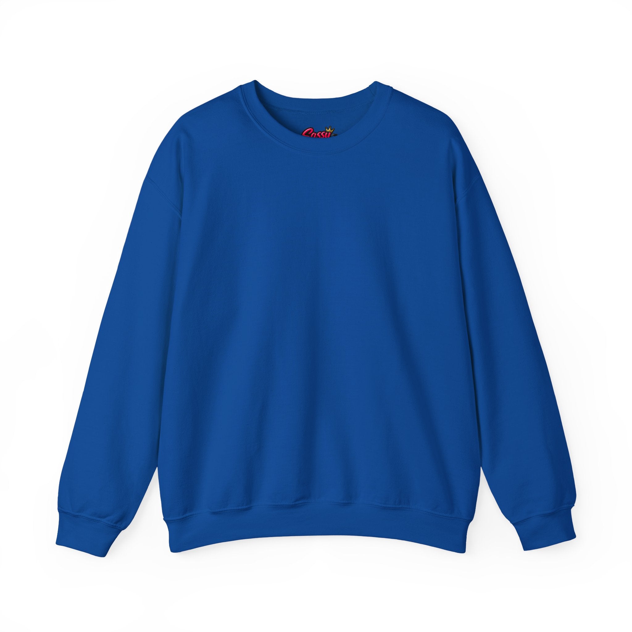 Classic White Crewneck Sweatshirt (Template)