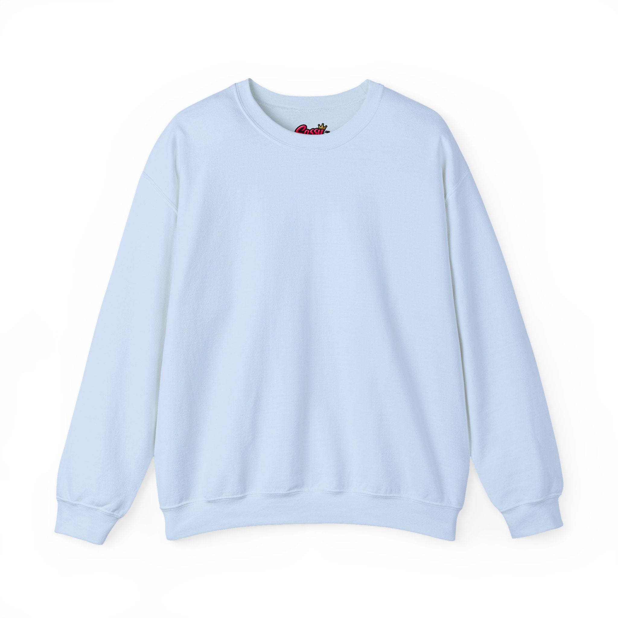 Classic White Crewneck Sweatshirt (Template)